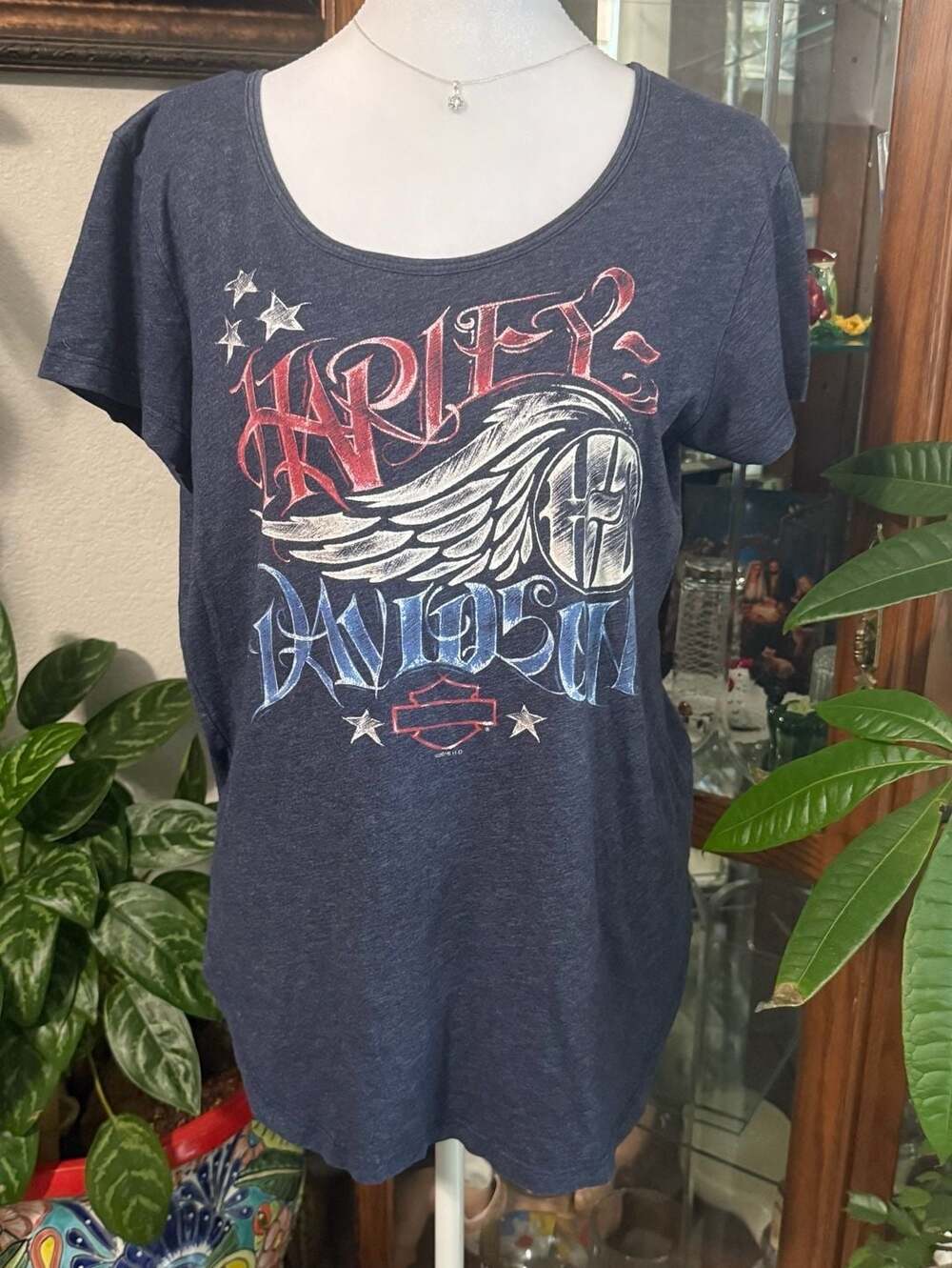 Harley-Davidson Lawless Scott City Missouri Graphic Scoop Neck T-Shirt